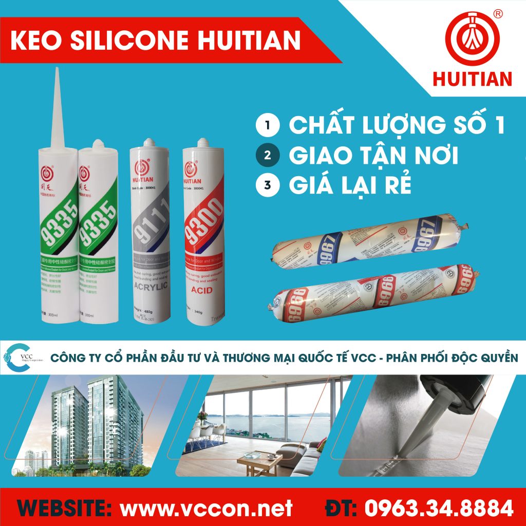 TẠI SAO NÊN LỰA CHỌN KEO SILICONE HUITIAN?