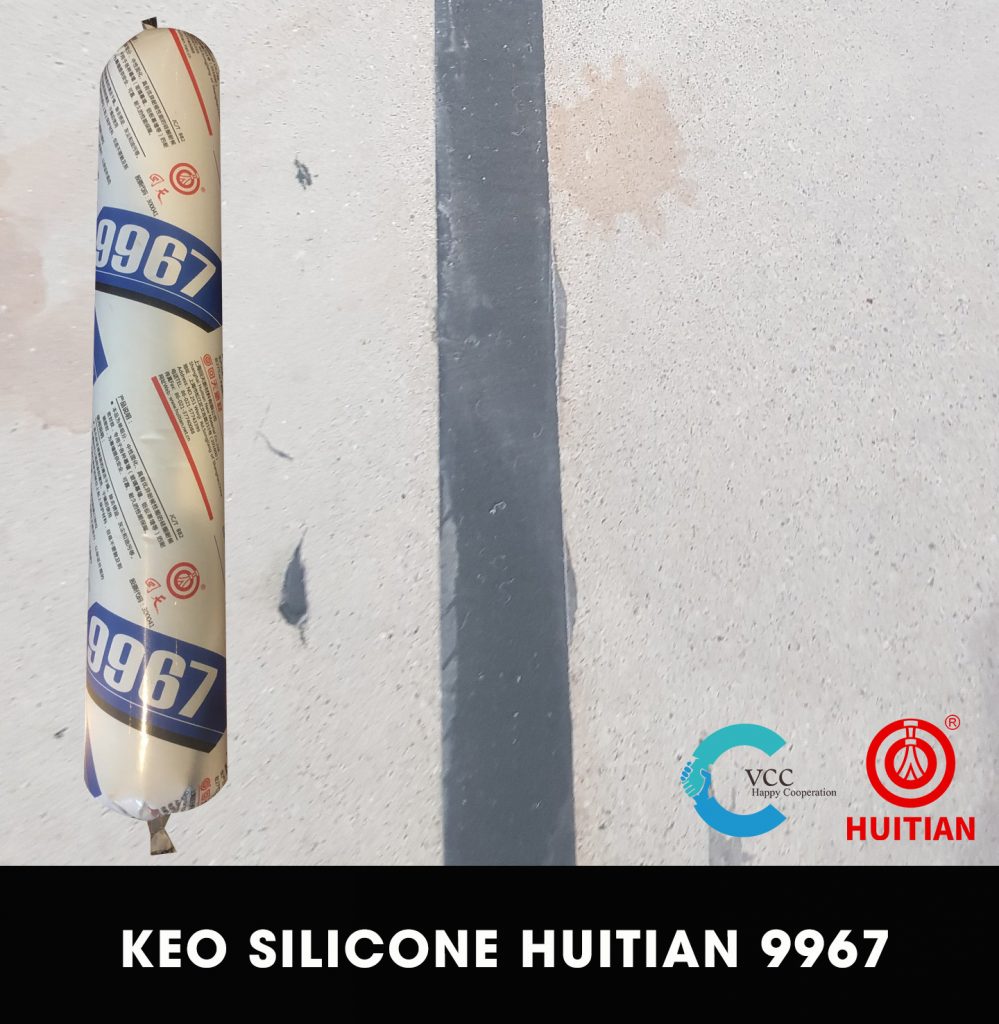 KEO SILICONE HUITIAN 9967-TÁC DỤNG THAY THẾ NHỰA ĐƯỜNG TRONG XÂY DỰNG, SỬA CHỮA NHÀ MÁY KHU CÔNG NGHIỆP