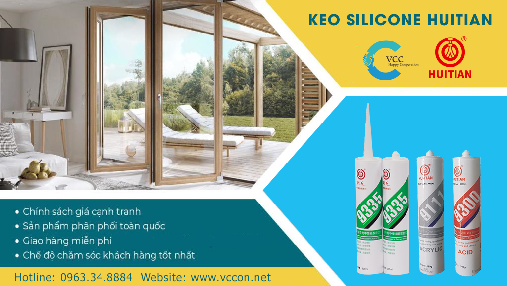 KEO SILICONE HUITIAN - THƯƠNG HIỆU KEO SILICONE UY TÍN TOÀN CẦU