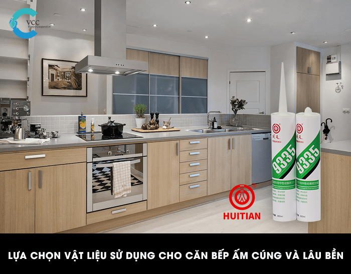 LỰA CHỌN VẬT LIỆU SỬ DỤNG CHO CĂN BẾP ẤM CÚNG VÀ LÂU BỀN